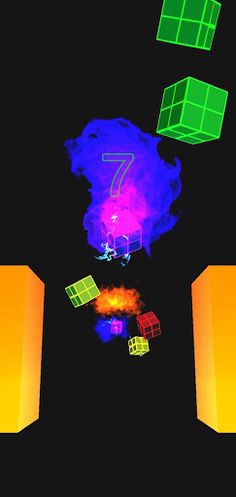 Neon Cubes - Screenshot 1