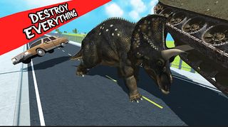 Dinosaur Road Rampage - Screenshot 1