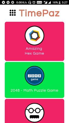 TimePaz (Puzzle Games, EyeTest - Screenshot 1