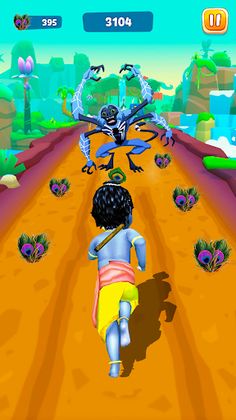 Krishna: Subway Little Boy Run - Screenshot 3