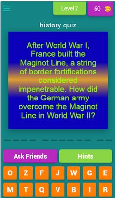 HISTORY QUIZ - Screenshot 3