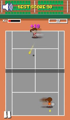 Retro Tiny Tennis - Screenshot 2