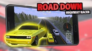 ROAD DOWN Highway Racer - Screenshot 1