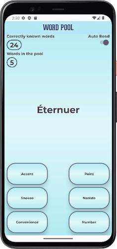French Word Pool - Screenshot 3