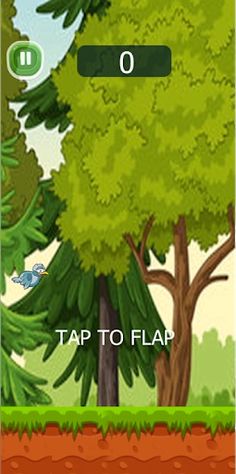 Forest Flight-Bird Flying Game - Screenshot 1