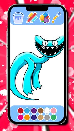 Rainbow Friends 3 Coloring - Screenshot 2