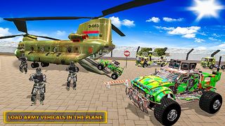 Army Truck Vehicle Transporter - Screenshot 2
