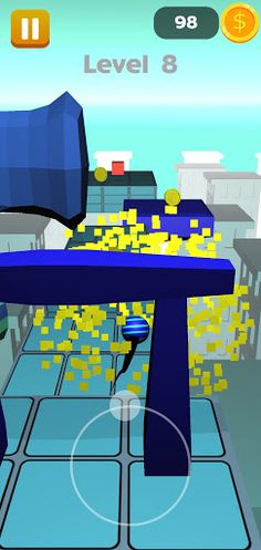 Reach The Red Cube! Obstacle C - Screenshot 1