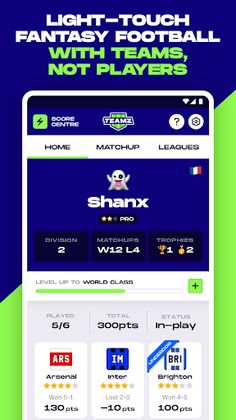 Fantasy Teamz - Screenshot 1