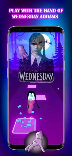 Wednesday Addams - Tiles Hop - Screenshot 1