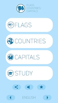 Flags - Countries - Capitals - Screenshot 1