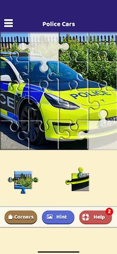 Police Cars Puzzle - Screenshot 2