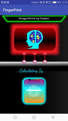 FingerPrint IQ Test (PRANK) - Screenshot 1