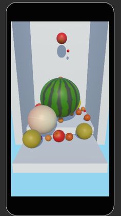 Water Melon style 3D puzzle - Screenshot 1