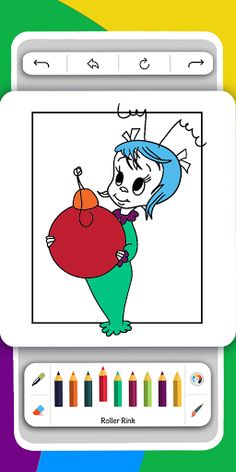 Grinch Coloring Book Game - Screenshot 2