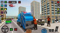 Garbage Trash Truck Simulator - Screenshot 4