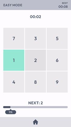 Schulte Table: Brain Booster - Screenshot 3