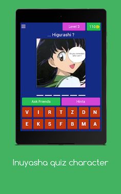 Inuyasha quiz character - Screenshot 4