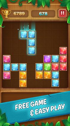 Block Puzzle Jewel Wood - Screenshot 1