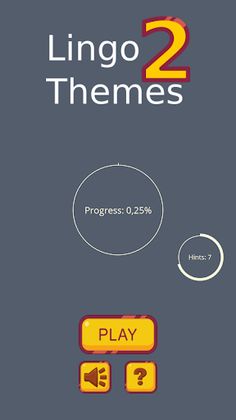 Lingo Themes 2. The Word Game - Screenshot 1