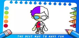 Miga Toca Coloring Game - Screenshot 3