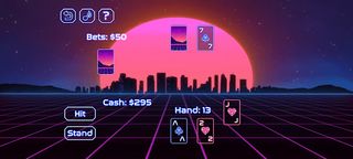 Synth Blackjack - Screenshot 1