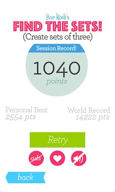 Find The Sets - Brain Game PRO - Screenshot 2
