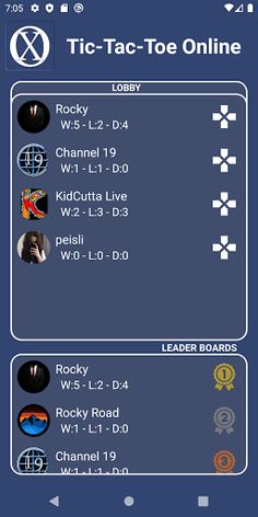 Tic-Tac-Toe Online - Screenshot 1