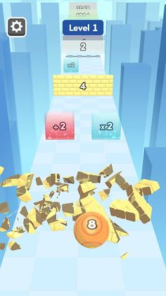 Rolling Ball 2048 - Screenshot 1
