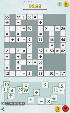 Math the Cross Math Puzzle - Screenshot 2