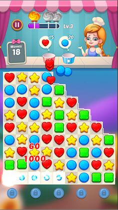 Candy Story - Sweet Match 3 Pu - Screenshot 2