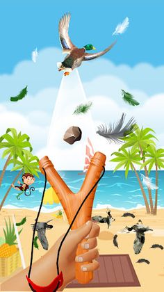 Slingshot Bird Shooting Game - Screenshot 1