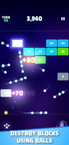 Space Brick Breaker - Screenshot 2