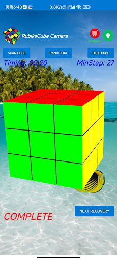 3DRubiksCube Camera Solver 3x3 - Screenshot 2