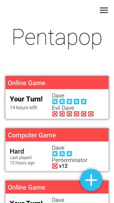 Pentapop- Online Five in a row - Screenshot 2