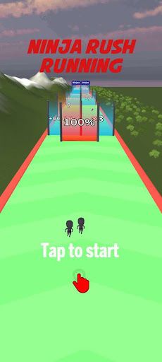 Ninja run grirl run 3d - Screenshot 1