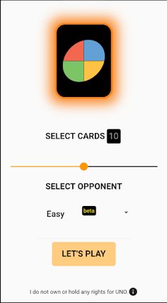 uno game - Screenshot 1