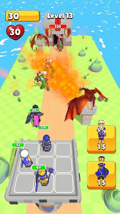 Merge Fighters: Castle Defense - Screenshot 1