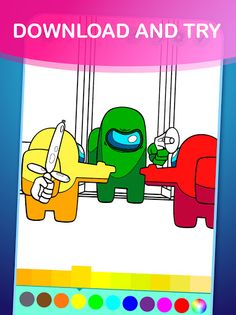 Among Us Impostor Coloring Boo - Screenshot 4