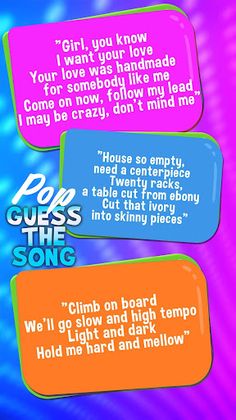 Guess The Song Pop Songs Quiz - Screenshot 1