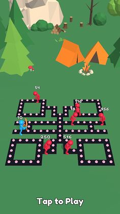 Number Hunter: Stickman Maze - Screenshot 1