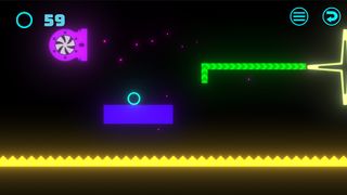 Neon Ball Platformer - Screenshot 2