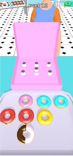 Donut Packing 3D - Screenshot 1