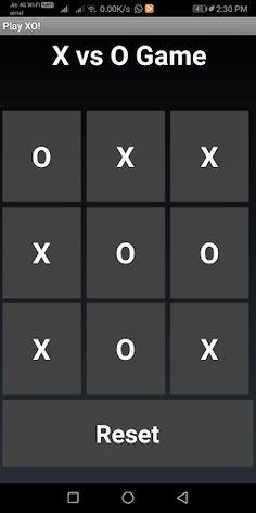 X vs O Game - Screenshot 4