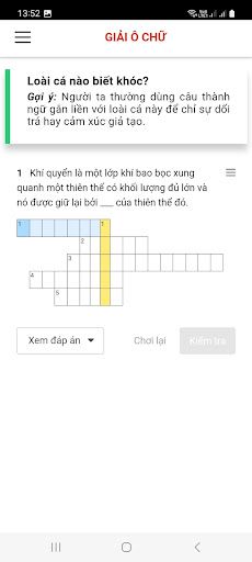 Trò chơi ô chữ thư giãn - Screenshot 2