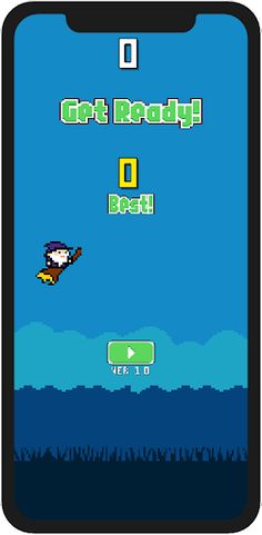 Flappy Old Wizard - Screenshot 1