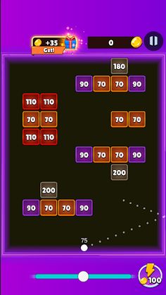 Bricks Breaker Fire Ball - Screenshot 3