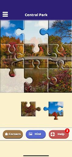 Central Park Love Puzzle - Screenshot 2