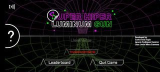 Super Hiper Luminum Gun - Screenshot 1