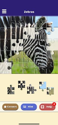 Zebra Love Puzzle - Screenshot 3